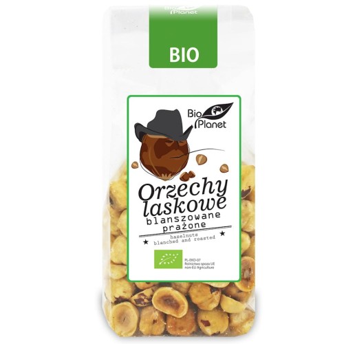 18528ORZECHY LASKOWE BLANSZOWANE PRAŻONE BIO 100 g - BIO PLANET-1
