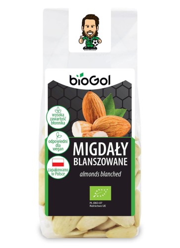 17151MIGDAŁY BLANSZOWANE BIO 100 g - BIOGOL-1