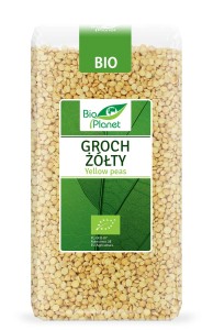 Groch żółty bio 500 g - bio planet