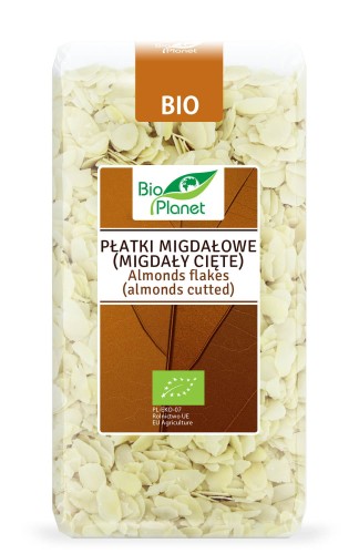 8586PŁATKI MIGDAŁOWE (MIGDAŁY CIĘTE) BIO 300 g - BIO PLANET-1