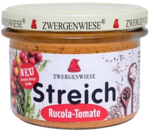 18844PASTA SŁONECZNIKOWA Z RUKOLĄ I POMIDORAMI BEZGLUTENOWA BIO 180 g - ZWERGENWIESE-1