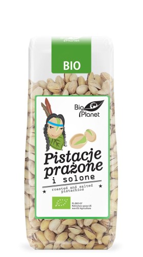 8560PISTACJE PRAŻONE I SOLONE BIO 100 g - BIO PLANET-1