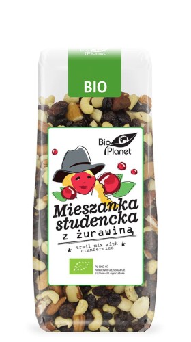 8561MIESZANKA STUDENCKA Z ŻURAWINĄ BIO 150 g - BIO PLANET-1