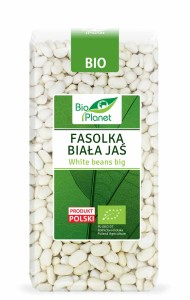Fasolka biała jaś bio 400 g - bio planet