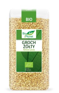 Groch żółty bio 400 g - bio planet
