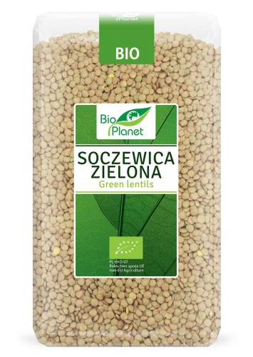 9058SOCZEWICA ZIELONA BIO 1 kg - BIO PLANET-1
