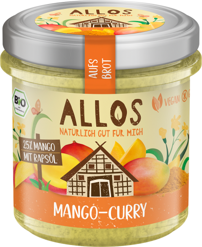 14510PASTA KREMOWA Z MANGO I CURRY BEZGLUTENOWA BIO 140 g - ALLOS-1