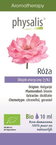 16709OLEJEK ETERYCZNY RÓŻA BIO 10 ml - PHYSALIS-1