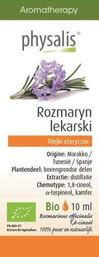 17198OLEJEK ETERYCZNY ROZMARYN LEKARSKI BIO 10 ml - PHYSALIS-1