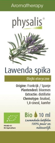 18460OLEJEK ETERYCZNY LAWENDA SPIKA BIO 10 ml - PHYSALIS-1