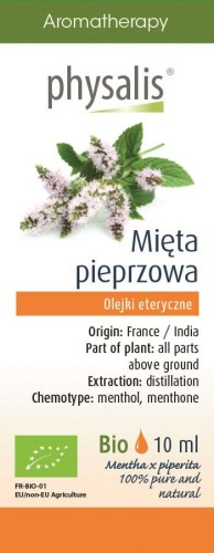 17200OLEJEK ETERYCZNY MIĘTA PIEPRZOWA BIO 10 ml - PHYSALIS-1