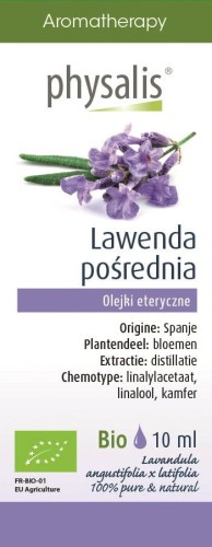 17809OLEJEK ETERYCZNY LAWENDA POŚREDNIA BIO 10 ml - PHYSALIS-1