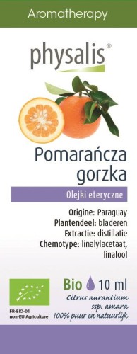 17524OLEJEK ETERYCZNY POMARAŃCZA GORZKA BIO 10 ml - PHYSALIS-1
