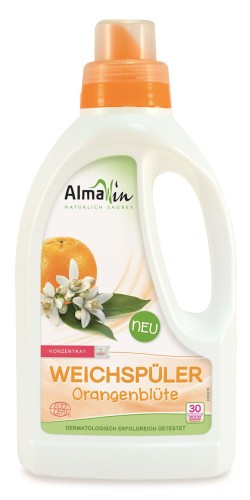 13042PŁYN DO PŁUKANIA I ZMIĘKCZANIA TKANIN POMARAŃCZOWY (KONCENTRAT) ECO 750 ml (30 PRAŃ) - ALMAWIN-1