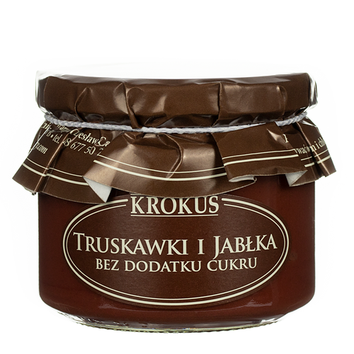 24743TRUSKAWKI I JABŁKA BEZ DODATKU CUKRU 310 g - KROKUS-1