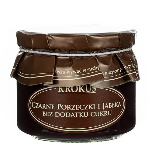 24744CZARNE PORZECZKI I JABŁKA BEZ DODATKU CUKRU 310 g - KROKUS-1