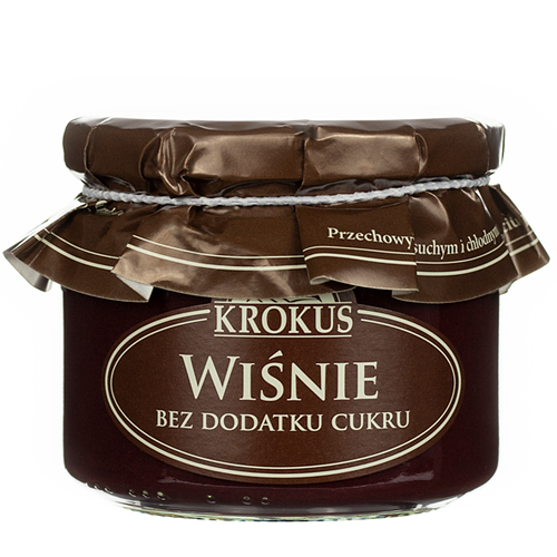 24745WIŚNIE I JABŁKA BEZ DODATKU CUKRU 310 g - KROKUS-1