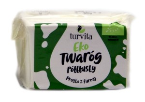 Twaróg półtłusty bio (około 0,25 kg) - turvita