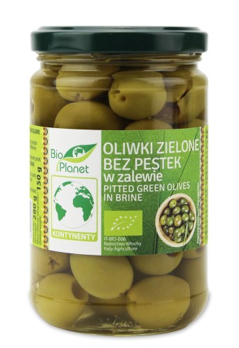 20880OLIWKI ZIELONE BEZ PESTEK W ZALEWIE BIO 280 g (150 g) - BIO PLANET-1