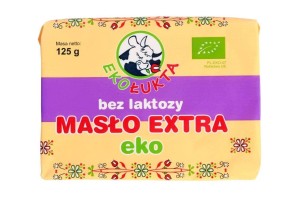 Masło extra bez laktozy bio 125 g - eko łukta