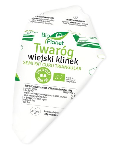 17822TWARÓG WIEJSKI KLINEK PÓŁTŁUSTY BIO (około 0,25 kg) - BIO PLANET-1