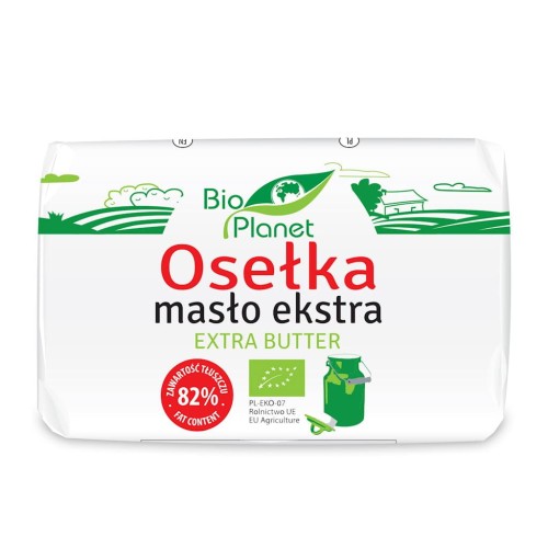 17824MASŁO EKSTRA OSEŁKA (82 % TŁUSZCZU) BIO 200 g - BIO PLANET-1