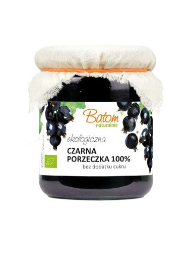 13141CZARNA PORZECZKA 100 % BEZ DODATKU CUKRU BIO 260 g – BATOM-1