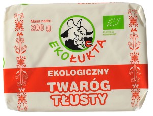 Twaróg tłusty bio 200 g - eko łukta