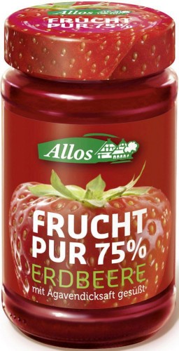 8173MUS TRUSKAWKOWY (75 % OWOCÓW) BIO 250 g - ALLOS-1