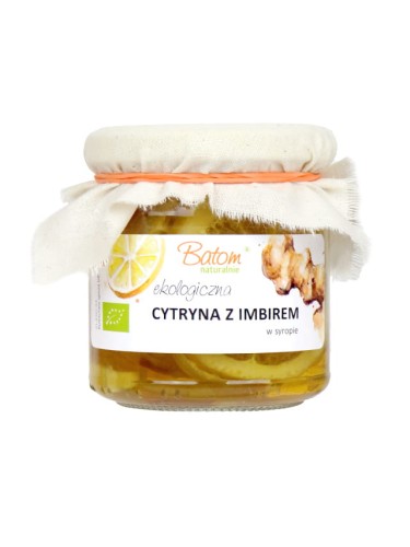20877CYTRYNA Z IMBIREM W SYROPIE BIO 220 g - BATOM-1