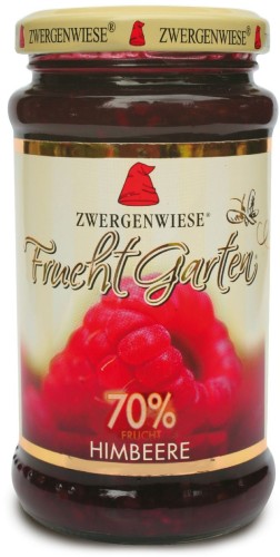8254MUS MALINOWY (70 % OWOCÓW) BEZGLUTENOWY BIO 225 g - ZWERGENWIESE-1