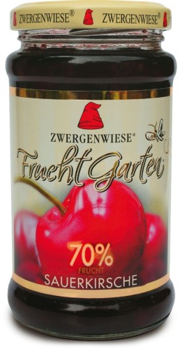 8257MUS WIŚNIOWY (70 % OWOCÓW) BEZGLUTENOWY BIO 225 g - ZWERGENWIESE-1