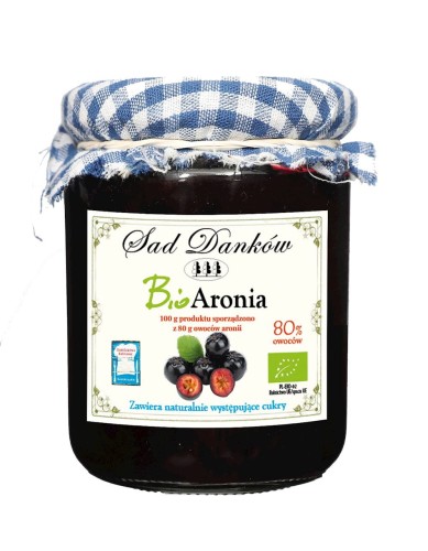 8282ARONIA 80 % BIO 260 g - SAD DANKÓW-1
