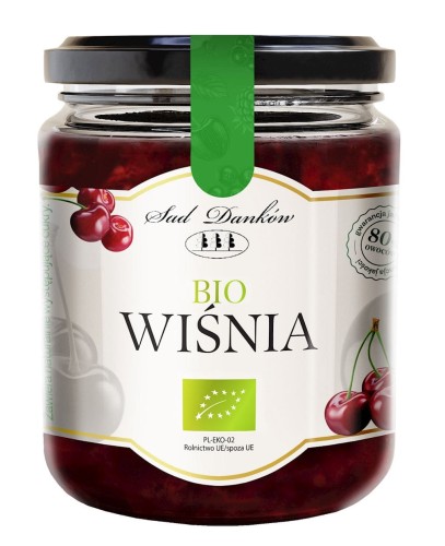 8286WIŚNIA 80 % BIO 260 g - SAD DANKÓW-1