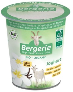 Kozi jogurt o smaku waniliowym bio 125 g - bergerie