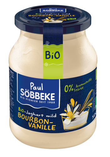 9014JOGURT KREMOWY WANILIOWY (3,8 % TŁUSZCZU W MLEKU) BIO 500 g (SŁOIK) - SOBBEKE-1