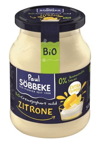 8912JOGURT KREMOWY CYTRYNOWY (7,5 % TŁUSZCZU W MLEKU) BIO 500 g (SŁOIK) - SOBBEKE-1