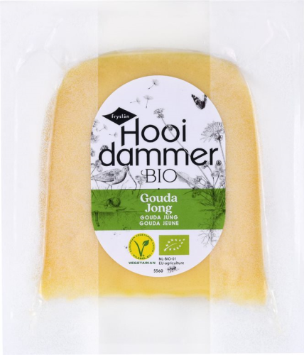 10541SER GOUDA YOUNG (KRÓTKO DOJRZEWAJĄCY) (50 % TŁUSZCZU W SUCHEJ MASIE) BIO 200 g - HOOIDAMMER-1