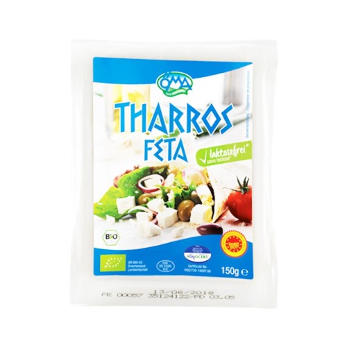 12378SER FETA THARROS BIO (48 % TŁUSZCZU W SUCHEJ MASIE)  150 g - OMA-1