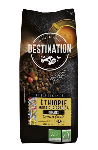 24719KAWA ZIARNISTA ARABICA 100 % ETIOPIA FAIR FOR LIFE BIO 500 g - DESTINATION-1