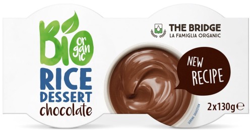 24463DESER RYŻOWO - CZEKOLADOWY BEZGLUTENOWY BIO (2 x 130 g) 260 g - THE BRIDGE-1