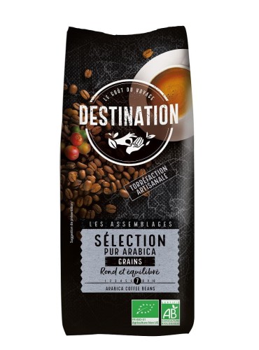 24100KAWA ZIARNISTA ARABICA 100 % SELECTION BIO 1 kg - DESTINATION-1
