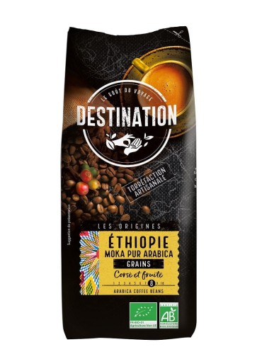 24108KAWA ZIARNISTA ARABICA 100 % ETIOPIA FAIR FOR LIFE BIO 1 kg - DESTINATION-1
