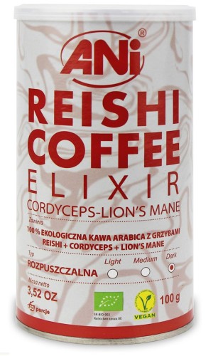 25706KAWA ROZPUSZCZALNA "REISHI ELIXIR" BIO 100 g - ANI-1