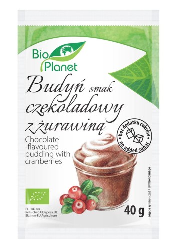 17908BUDYŃ O SMAKU CZEKOLADOWYM Z ŻURAWINĄ BIO 40 g - BIO PLANET-1