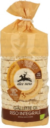 7642WAFLE RYŻOWE PEŁNOZIARNISTE BIO 100 g - ALCE NERO-1