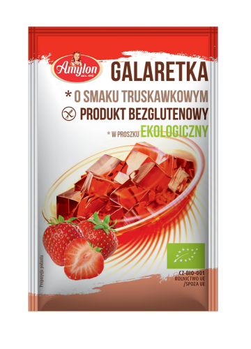 9996GALARETKA O SMAKU TRUSKAWKOWYM BEZGLUTENOWA BIO 40 g - AMYLON-1