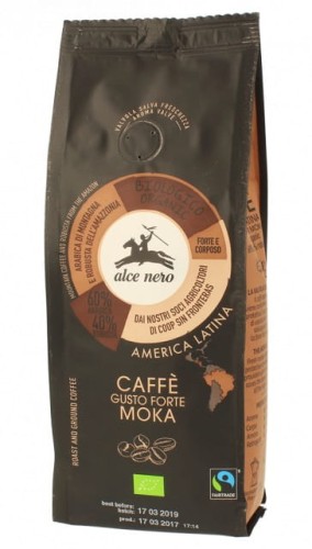 10121KAWA MIELONA ARABICA/ROBUSTA STRONG FAIR TRADE BIO 250 g - ALCE NERO-1