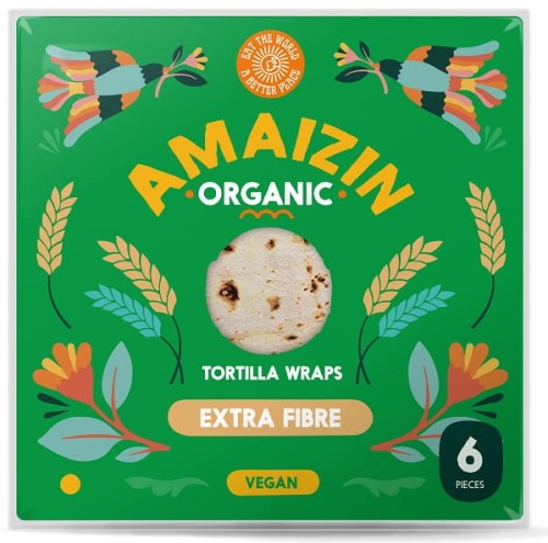 7621TORTILLA WRAPS Z OTRĘBAMI (ŹRÓDŁO BŁONNIKA POKARMOWEGO) BIO 240 g - AMAIZIN-1