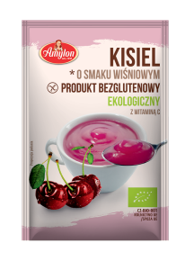 Kisiel o smaku wiśniowym bezglutenowy bio 30 g - amylon
